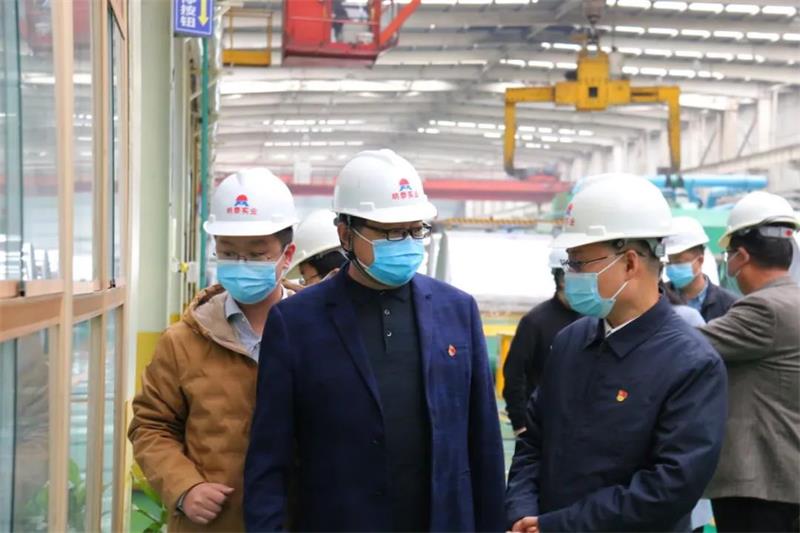 郑州市委党史学习教育第六巡回指导组到郑州z6com尊龙凯-(中国)公司官方网站参观调研
